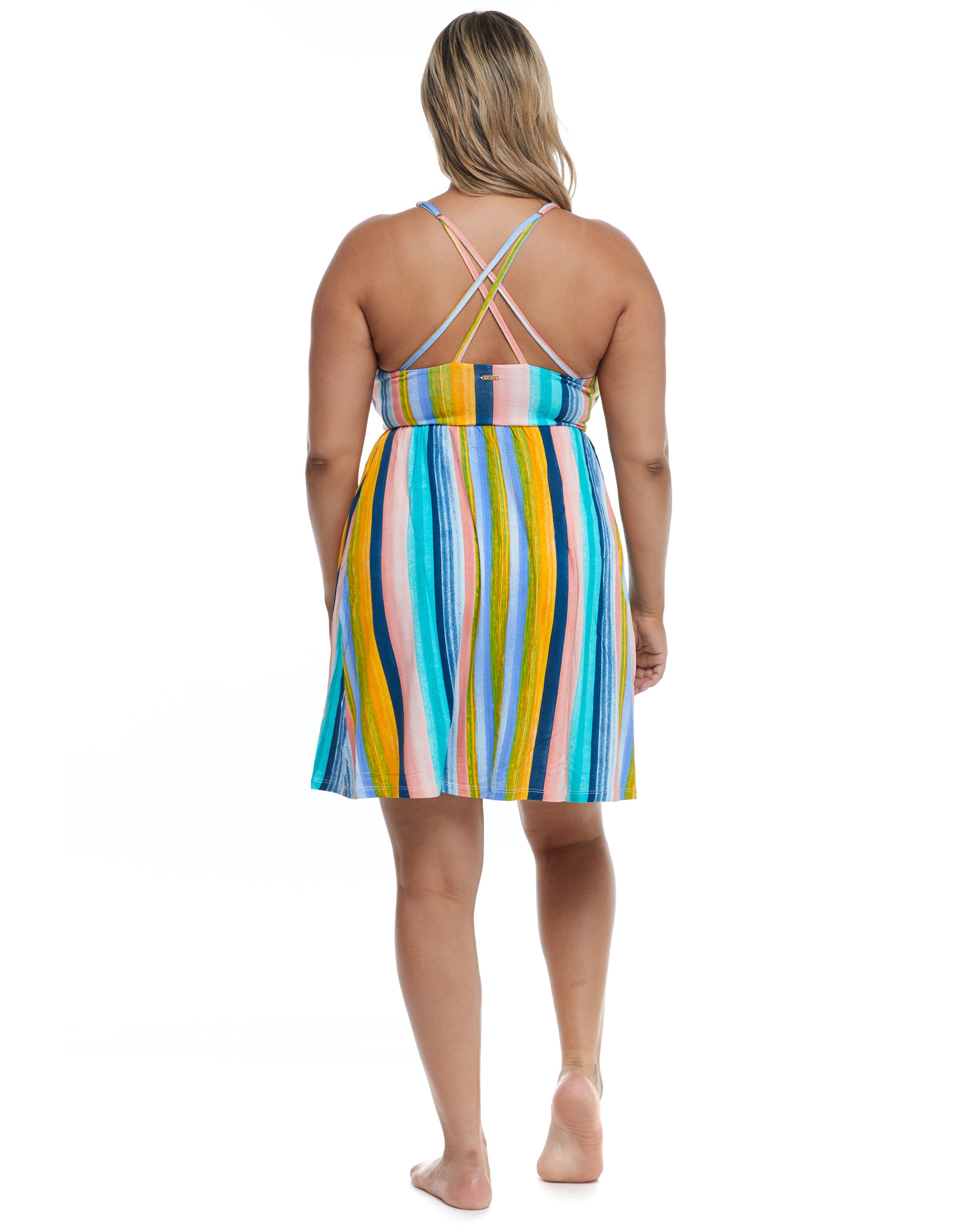 Havana Nights Plus Size Ivy Cover-Up Dress - Combo Multi