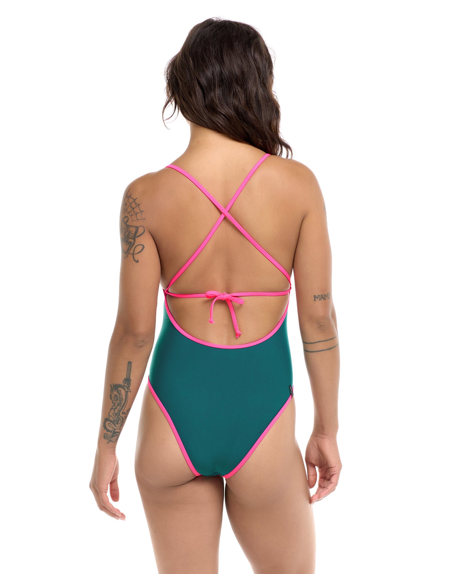 Vibration Devon One-Piece Swimsuit - Kingfisher