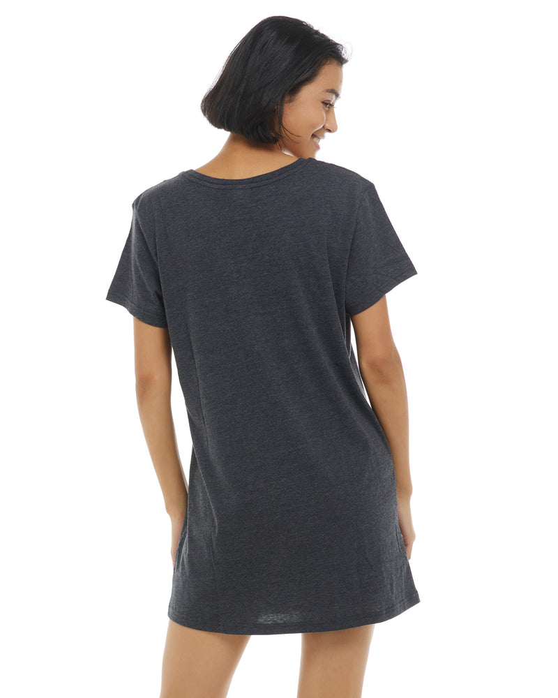 Brielle T-Shirt Dress - Heather Grey